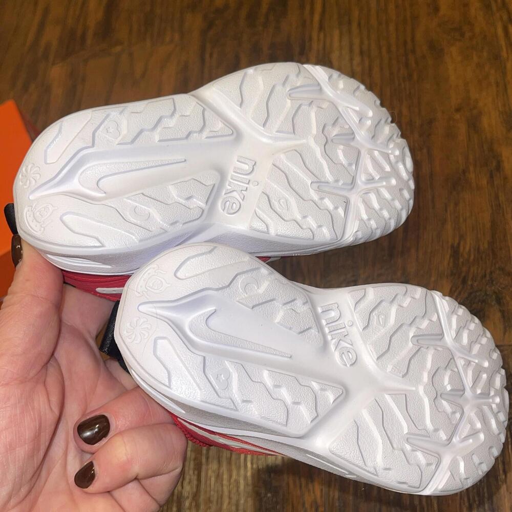 Size 6C NIKE Shoes Sneakers Toddler Star Runner DX7616-600) University Red White - Picture 8 of 11